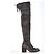 Botas Genna Over The Knee Stuart Weitzman en Ante Gris - vista 20