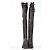 Botas Genna Over The Knee Stuart Weitzman en Ante Gris - vista 22