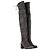 Botas Genna Over The Knee Stuart Weitzman en Ante Gris - vista 5
