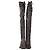 Botas Genna Over The Knee Stuart Weitzman en Ante Gris - vista 8