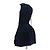 Alaïa Alaia Samt Fit & Flare Kleid Blau - Ansicht 4