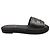 Sandali Chanel in pelle nera Nero