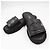 Sandali Chanel in pelle nera Nero - vista 5