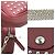 Borsa a spalla in pelle rosso scuro Longchamp Bordò - vista 4