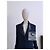 Chanel Abrigo de tweed azul marino con acentos de cuero 38 FR - vista 8