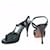 Yves Saint Laurent High Heel Sandals Brown Leather  - view 3