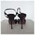 Yves Saint Laurent High Heel Sandals Brown Leather  - view 4