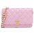 Wallet On Chain Cartera Chanel Con Cadena Rosa