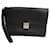 Louis Vuitton Taiga Selenga Clutch Bag Grey Leather  ref.2132762