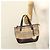 Bolsa de mão em canvas bege com estampa Nova Check da BURBERRY Auth sw226 - vista 21