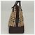Bolsa de mão em canvas bege com estampa Nova Check da BURBERRY Auth sw226 - vista 4