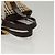 Bolsa de mão em canvas bege com estampa Nova Check da BURBERRY Auth sw226 - vista 7