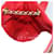 Chloé Borsa a spalla in pelle rossa e oro Chloe Chain Auth EC882 Rosso D'oro - vista 18