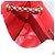 Chloé Borsa a spalla in pelle rossa e oro Chloe Chain Auth EC882 Rosso D'oro - vista 19