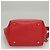 Chloé Borsa a spalla in pelle rossa e oro Chloe Chain Auth EC882 Rosso D'oro - vista 6