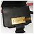 PRADA Borsa a Spalla con Catena in Pelle Grigia Oro Auth bs23951 Marrone D'oro - vista 10