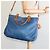 Borsa a mano in pelle MCM Vicetos Logogram 2 vie blu marrone Auth MY353 - vista 21