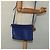 Céline Borsa a spalla CELINE Trio in pelle blu oro Auth EC863 D'oro - vista 28