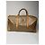 Céline Vintage Celine Paris Triomphe Leder Monogram Reisetasche, goldbraun - Ansicht 8