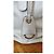 MIU MIU BORSA SHOPPING GRACE LUX IN PELLE. Bianco - vista 11