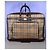 Borsa da viaggio Burberry marrone chiaro pelle e tela - vista 2
