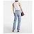 Agolde Jeans rectos de tiro alto Pinch Waist Soundwave Azul - vista 5