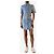 Nanushka Blaue Jeans-Mini-Kleid mit Knöpfen - Größe UK 8 - Ansicht 3
