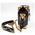 Prada Cahier Mini-Box Tasche aus schwarzem Lackleder - Ansicht 5