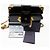 Prada Cahier Mini-Box Tasche aus schwarzem Lackleder - Ansicht 8
