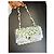 Timeless Chanel Classic 11.12 Borsa a mano in pelle acquamarina Verde chiaro - vista 12