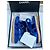Sandali Dad Chanel blu scuro pelle - vista 4