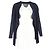Asymmetrischer Strickcardigan M Missoni aus marineblauer Wolle - Ansicht 4
