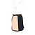 Gonna mini color-block Missoni in lana nera e nuda Nero - vista 6