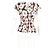 Blusa arricciata stampata floreale Prada in viscosa multicolore - vista 6