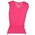 Top sin mangas de punto M Missoni en algodón rosa Castaño - vista 3