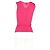 Top sin mangas de punto M Missoni en algodón rosa Castaño - vista 6