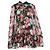 Erdem Constantine Cape-Effekt Mini-Kleid aus floral bedruckter Seide