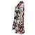 Erdem Constantine Cape-Effekt Mini-Kleid aus floral bedruckter Seide - Ansicht 2
