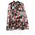 Erdem Constantine Cape-Effekt Mini-Kleid aus floral bedruckter Seide - Ansicht 4