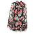 Erdem Constantine Cape-Effekt Mini-Kleid aus floral bedruckter Seide - Ansicht 6