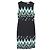 Vestido Mini Cady Impreso de la Colección Versace en Viscosa Negra Negro