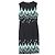 Vestido Mini Cady Impreso de la Colección Versace en Viscosa Negra Negro - vista 2
