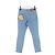 Jeans skinny Escada Flower Patch in denim blu Blu chiaro - vista 5