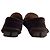 Mocassini Penny Driver in Suede Marrone con Logo Prada Rosso - vista 3