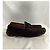 Mocassini Penny Driver in Suede Marrone con Logo Prada Rosso - vista 9