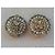 Orecchini vintage Chanel Leone e diamanti D'oro - vista 2