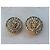 Orecchini vintage Chanel Leone e diamanti D'oro - vista 4