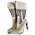 Botas Gucci de piel beige