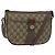 GUCCI GG Supreme Web Sherry Line Bolsa PVC Bege Verde Vermelho 89 02 032 Auth EC919