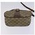 GUCCI GG Supreme Web Sherry Line Bolsa PVC Bege Verde Vermelho 89 02 032 Auth EC919 - vista 5